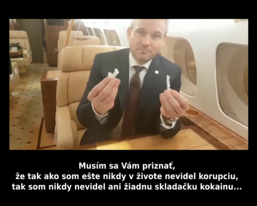 Skutočný pozdrav z lietadla...